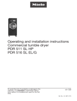 Miele PDR 511 SL COP HP Operating instructions