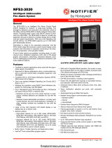 Notifier NFS2-3030 Intelligent Addressable Fire Alarm System Owner's manual
