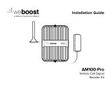 weBoost AM100-Pro Vehicle Cell Signal Booster Kit Installation guide
