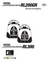 Stanley RL200GR User manual