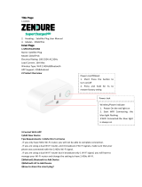 ZENDURE ZDSATP16 Satellite Plug User manual