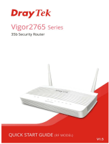 Draytek Vigor2765 Series 35b Security Router User guide