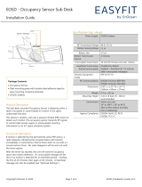 EnOcean EASYFIT EOSD Occupancy Sensor Sub Desk Installation guide