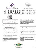 European Home H Series Installation guide