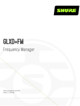 Shure GLXD+FM Frequency Manager User guide
