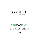 AVNET RZBoard V2L Engineering Services Evaluation & Development Kits User manual