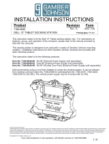 Gamber-Johnson 7170-0552-02 Installation guide