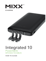 MIXX CHARGE Qi10 Built-in 4 Cables Power Bank User guide