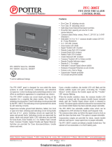 Potter PFC-3005T Conventional 5 Zone Fire Panel Owner's manual