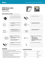 SUNCO 80W Selectable Wall Pack User manual