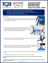 TQB 2063T Transmission Lifter Passenger Vehicle Operating instructions