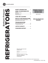 GE Appliances GBE17HYRFS Bottom Freezer Refrigerator Owner's manual