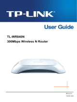 TP-LINK TL-WR840N 300Mbps Wireless N Router User guide