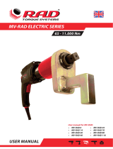 RAD TORQUE 65-11.000Nm MV-RAD Electric Series MV-RAD 6 User manual