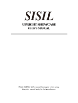 SISIL SL-XLS215 Upright Showcase User manual