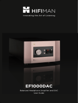 HiFiMan EF1000DAC Balanced Headphone Amplifier and DAC User manual