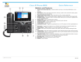 Cisco 8851 IP Phone Reference guide