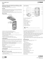 Vimar 03836 By-Alarm Plus Passive Infrared Detector User manual