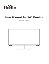 fiodio 24H2G 24 Inch Gaming Monitor User manual