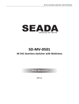 Seada SD-MV-0501 4K 5X1 Seamless Switcher User manual