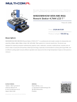 MULTICOM S-580 7 Inch LCD BGA Wisdomshow Rework Station Operating instructions