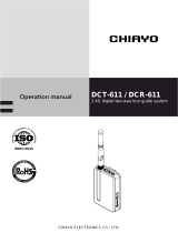 Chiayo DCT-611 2.4G Digital Two-Way Tour User manual