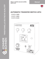 KONNER KS ATS 3-18HD Automatic Transfer Switch (Ats) User manual
