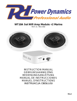 Power Dynamics 952.502 WT10A Set Wifi Amp Module +2 Marine User manual