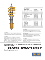 Ohlins BMS MW10S1 Mounting Instruction