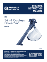 Spear & Jackson NEWGP2 / SCBV36 Owner's manual