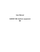 HARVEY M5 Rhythmic Equipment User manual