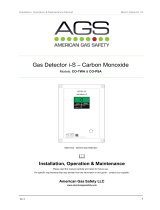 AGS CO-TWA Gas Detector i-S Carbon Monoxide User manual