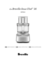 Breville BFP810 the Sous Chef 16 User manual