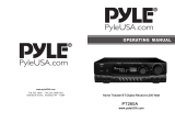 Pyle PT260A Home Theater BT Digital Receiver User manual