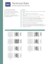 BG Electrical 830 20 Amp Double Pole Switches Owner's manual