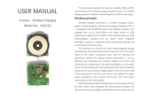 Kangtai WL0125 Wireless Charging Transmitter User manual