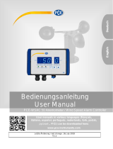PCE -WSAC 50 Anemometer, Wind Speed Alarm Controller User manual