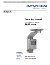 Delta OHM HD9908T BAROsense Barometric Transmitter User manual