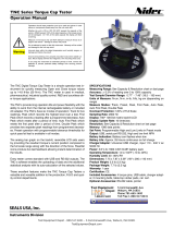 Nidec TNC-10 TNC Series Torque Cap Tester User manual