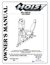 HOIST RS-1403-A Leg Press Owner's manual