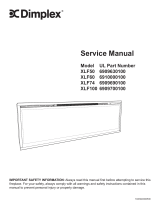 Dimplex IgniteXL® Built-in Linear Electric Fireplace User manual