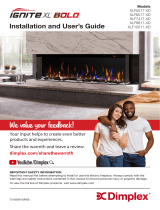 Dimplex Ignitexl® Bold Built-in Linear Electric Fireplace User guide