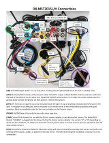 Dynavin D8-MST2015L-H Android Car Radio Connection Operating instructions