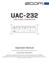 Zoom UAC-232 Operating instructions