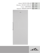 eta 154890000E Freezer User manual
