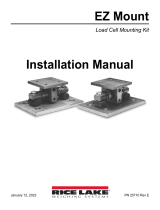 ricelake EZ Mount Load Cell Mounting Kit User manual