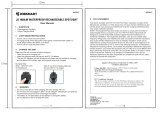 JobSmart 1875277 JS 1000LM Waterproof Rechargeable Spotlight User manual