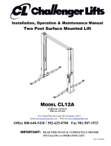 CL 12A-Series Two Post Surface Mounted Lift User guide