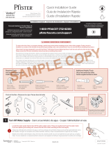 Pfister Venturi 8P8-WS2-VNSGS Specification and Owner Manual