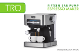 Tru CM 6862 Fifteen Bar Pump Espresso Maker User manual